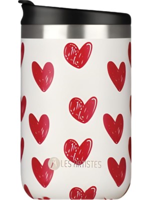 AKS Les Artistes Paris Isı Yalıtımlı Çelik Termos Mug 350ML Heart