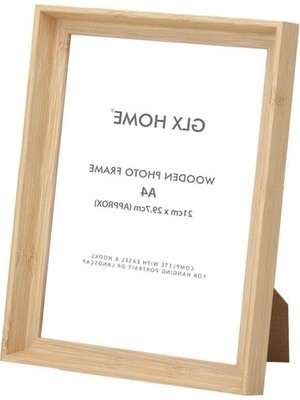 AKS Ahşap Resim Çerçevesi, 21X29 Cm, Kahverengi, Premium