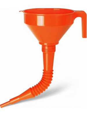 AKS Plastik Çelik Süzgeçli Katalitik Konvertör Hunisi Spiralli Borulu Süzgeçli Huni 1.2 Litre