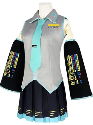 Anime Cosplay Vocaloid Hatsune Miku Kostüm Takım