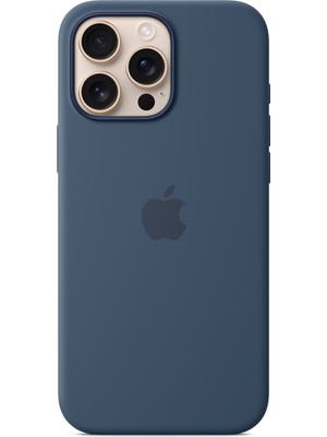 Apple Iphone 16 pro max için Magsafe özellikli Silikon kılıf - Kot rengi - (MYYU3ZM/A)