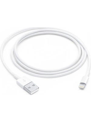 Apple Lightning - USB Kablo 1 m Beyaz Renkli Data ve Şarj Kablosu MUQW3ZM/A