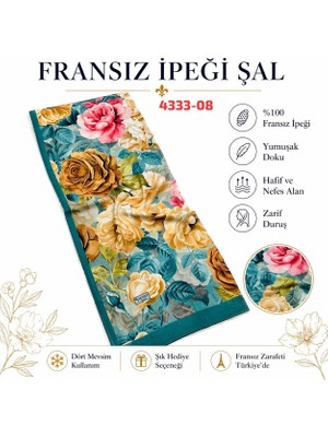 Sedef Fransız İpeği Şal