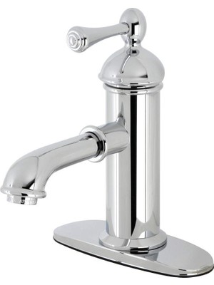 AKS Kingston Brass KS7411BL Paris Banyo Bataryası, Cilalı Krom