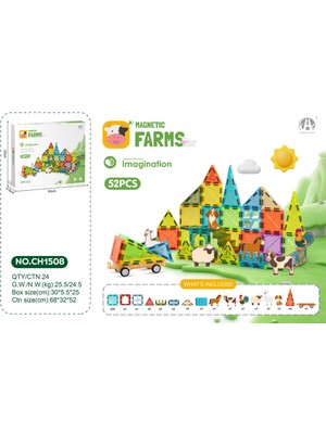 TeknoKapsül CH1508 5.5cm Magnetic Blok 52 Pcs