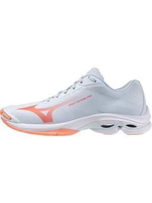 Mizuno Wave Lightning Pro Kadın Voleybol Ayakkabısı Mavi / Turuncu