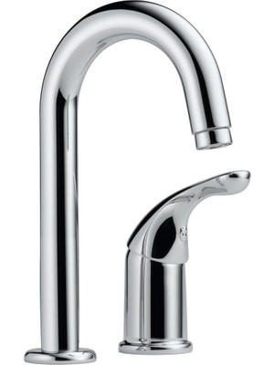 AKS Delta Faucet Krom Bar Musluğu, Krom Bar Lavabo Bataryası Tek Delikli, Islak Bar Bataryaları Tek Delikli, Hazırlık Lavabo Bataryası, Bar Lavabo Bataryası, Krom Mutfak Bataryası, Krom 1903-DST