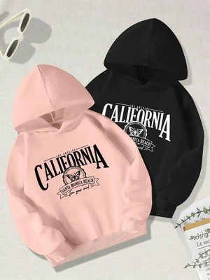 AKS Tarzsokak Renkli Kapşonlu Sweatshirt Çift Sevgili Kombinleri Couple Clothing, RENKLI-K42, M