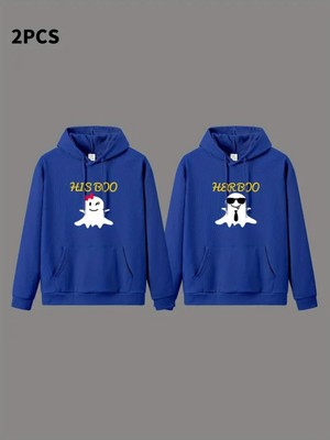 AKS Tarzsokak Renkli Kapşonlu Sweatshirt Çift Sevgili Kombinleri Couple Clothing, RENKLI-K64, M