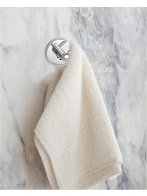 AKS Vidalı Metal Banyo Lavabo Askısı - 2'li Set
