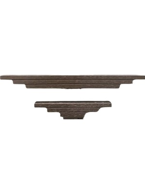 AKS System 9429 Modern Çizgili Kulp Fırçalı Bronze Renk 320 mm Çok Renkli