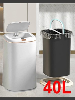 Greentech Sensörlü 40 Litre Çöp Kovası (Şarj Edilebilir Lityum Pilli) / GT-SC21B