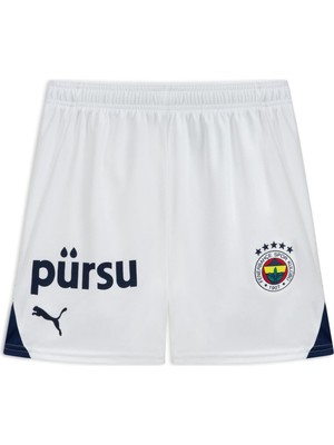 AKS Puma Erkek/unisex Fsk Shorts Replica Jr-Puma White-Blue Violet Knitted Shorts 15-16 Yaş