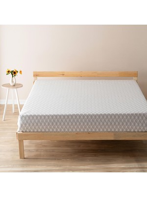 AKS Soley | Mix & Match | Limoges |%100 Pamuklu Çift Kişilik 240 x 260 Çarşaf Beyaz