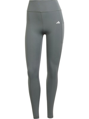 AKS Adidas Opt St Hr 1/1 L Kadın Tayt, Gri, Xs