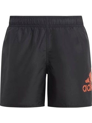 AKS Adidas Unisex Çocuk Bos Clx Sl Şort Mayo, Black/apsord, 5-6 Yaş