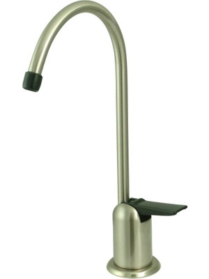 AKS Kingston Brass Gourmetier K6198 Americana Tek Kolu Su Filtrasyon Musluğu, Fırçalanmış Nikel, 0.25