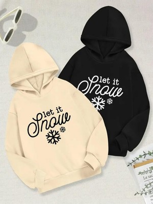 AKS Tarzsokak Renkli Kapşonlu Sweatshirt Çift Sevgili Kombinleri Couple Clothing, RENKLI-K46, L