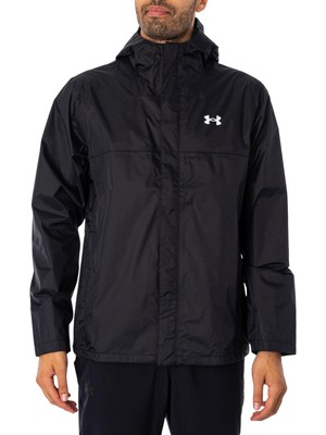 AKS Under Armour Cloudstrike Jacket Erkek Yağmurluk Black / / White Sm