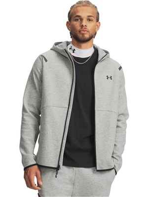 AKS Under Armour Unstoppable Fleece Ceket, Xl, 121-1389352-2, Gri, Erkek