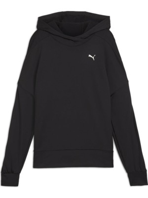 AKS Puma Kadın Cloudspun Hoodıe-Puma Black Hoodies L