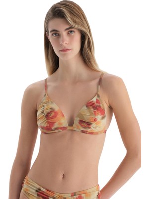 AKS Dagi Kadın Üçgen Bikini Üst, Örme, Çok Renkli, 42