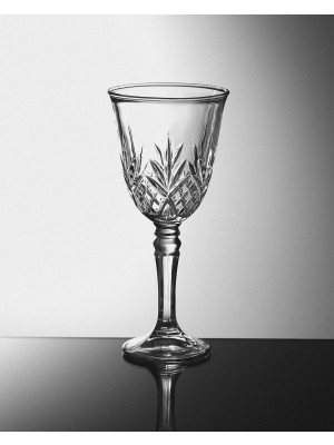 AKS Madame Coco Dublin 4'lü Şarap Kadehi Seti - Şeffaf - 340 ml Şeffaf