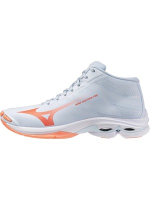 Mizuno Wave Lightning Pro Mıd Kadın Voleybol Ayakkabısı Mavi