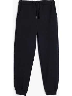 AKS Koton Basic Jogger Eşofman Altı Beli Bağlamalı Cepli
