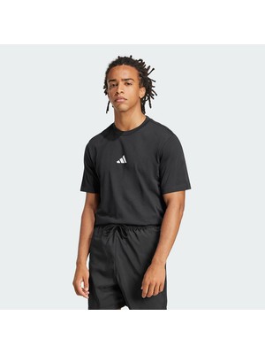 AKS Adidas M Sl Sj T Erkek Kısa Kollu Tişört, Black/white, S