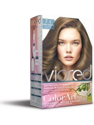 AKS Viored Color Art Set Saç Boyası 7.3 Fındık Kabuğu