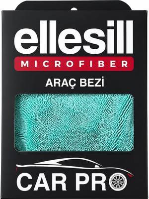 AKS Ellesill Mıcrofıber Araç Bezi Tank Bezi 55X75CM 800GSM Car Pro (Karma Renk)