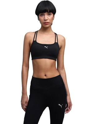 AKS Puma Move Strappy Bra - Low Kadın Sütyen, Puma Black, S