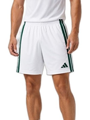 AKS Adidas Short Erkek Futbol Maç Şortu LH7605 Beyaz