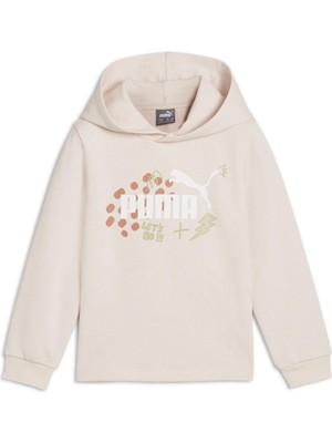 AKS Puma Erkek/unisex Ess+ Puma Fc Hoodie-Island Pink Hoodies 3-4 Yaş