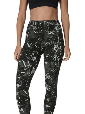 AKS Sweaty Betty Power Workout Leggıngs Desenli Spor Tayt, S, 5003304591, Mavi, Kadın