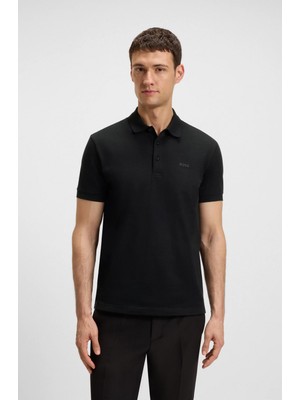AKS Erkek Normal KALIP%100 Pamuklu Jakarlı Kısa Kollu Siyah T-Shirt 50544170-001
