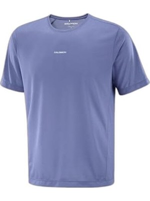 AKS Salomon Shakeout Core Ss Tee Erkek Koşu Tişörtü LC2841000 Mor