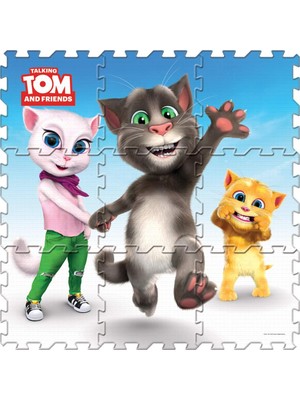 AKS Mega Oyuncak Konuşan Kedi Tom Eva Yer Matı