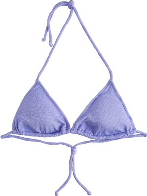 AKS Koton Üçgen Bikini Üstü Dokulu Kaplı