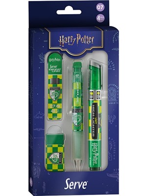 Serve Deep Harry Potter Damalı Yeşil 0.7 4 Lü Set