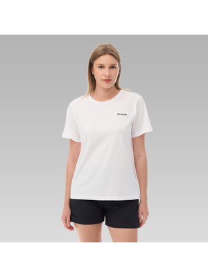 AKS Csc Label Graphic Kadın Kısa Kollu T-Shirt