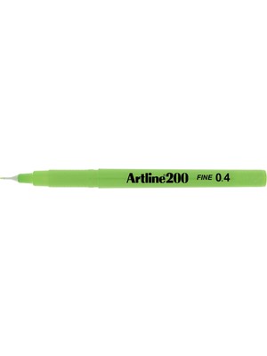 AKS Artline 200N Fine Keçe Uçlu Yazı Kalemi, 0.4 Mm, Fıstık Yeşili