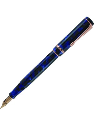 AKS Conklin Duraflex 120 Anniversary Limited Edition Dark Blue/rose Gold Dolma Kalem