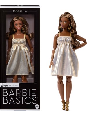 AKS Barbie Basics 08 Siyahi Dalgalı Saçlı