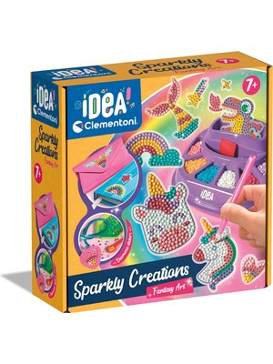 AKS Baby Clementoni Idea Clemetoni Işıltılı Tasarım Seti Fantastik Sanat
