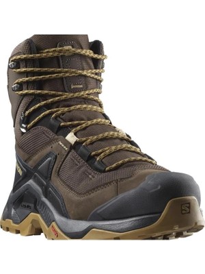AKS Salomon Erkek Quest Element Gore-Tex Deri Yürüyüş Botu, Delicioso, 45 Eu
