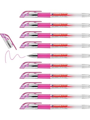 AKS Edding 2185 Jel Roller Pembe - 10 Kalem - 0,7 mm