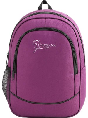 AKS Louisiana Polo 3 Bölmeli Okul Sırt Çantası Pembe 2450