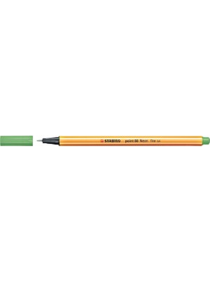AKS Stabılo Fineliner Point 88, Çizgi Kalınlığı: 0,4 Mm, Neon Yeşil Ve=3
